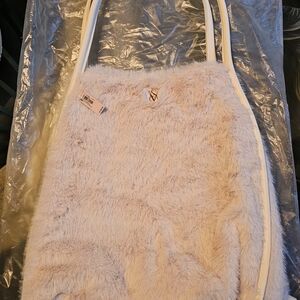 NWT Victoria's Secret faux-fur tote bag
